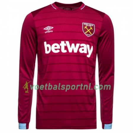 West Ham United Thuis Shirt 2018-19 L/S